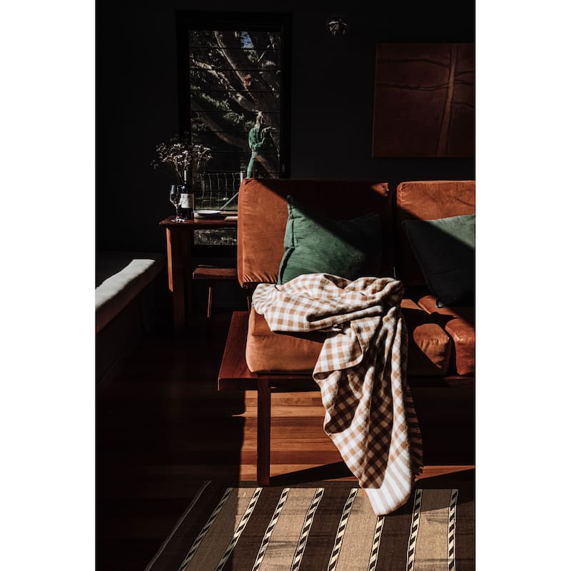 ECARPETGALLERY Flat-Weave Ankara FW Brown Wool Kilim - 5'2 x 16'5