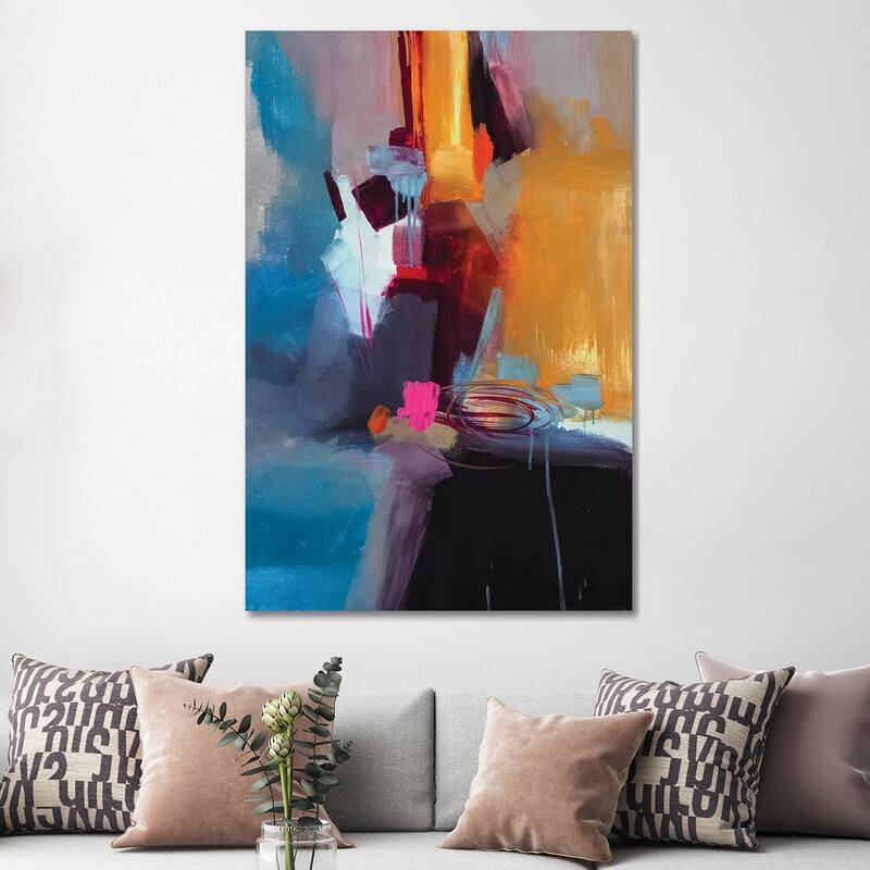 iCanvas "Jazzy Abstract VII" by Jane M. Robinson Canvas Print