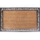 preview thumbnail 1 of 11, A1 Home Collections Natural Rubber And Coir Molded Hand-finished Doormat 30"X48" Bronze