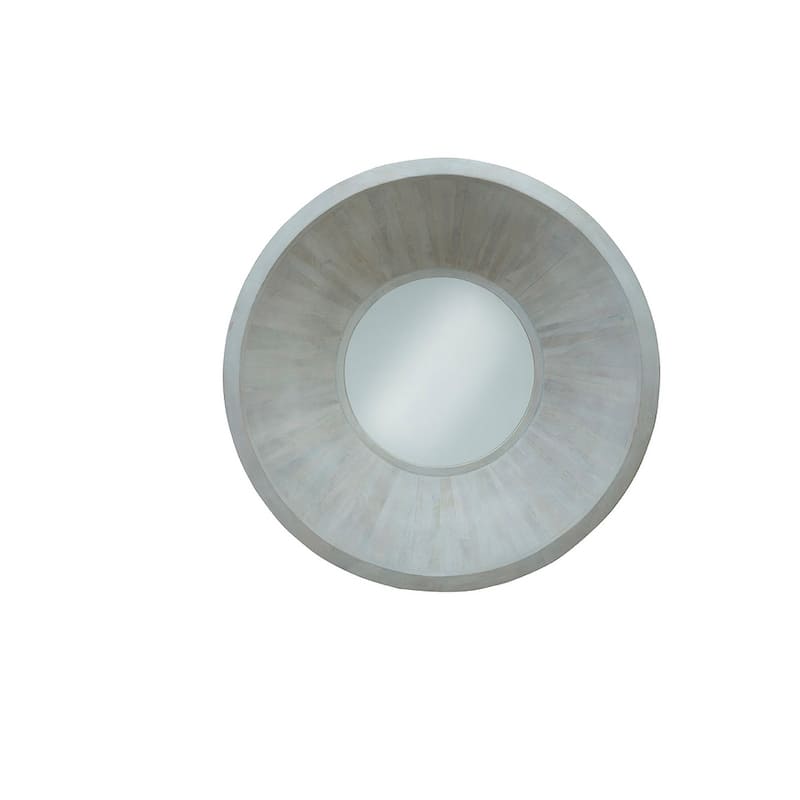 Furniture Classics Large Shirley Thick Edged Mirror - White