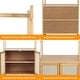 preview thumbnail 5 of 12, Bamboo Garment Rack with Clothes Rail Storage Organiser Freestanding - 21" x 13" x 66"