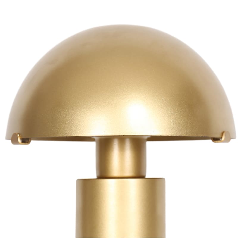 Gold Mushroom Bedside Table Lamp Metal Desk Lamp