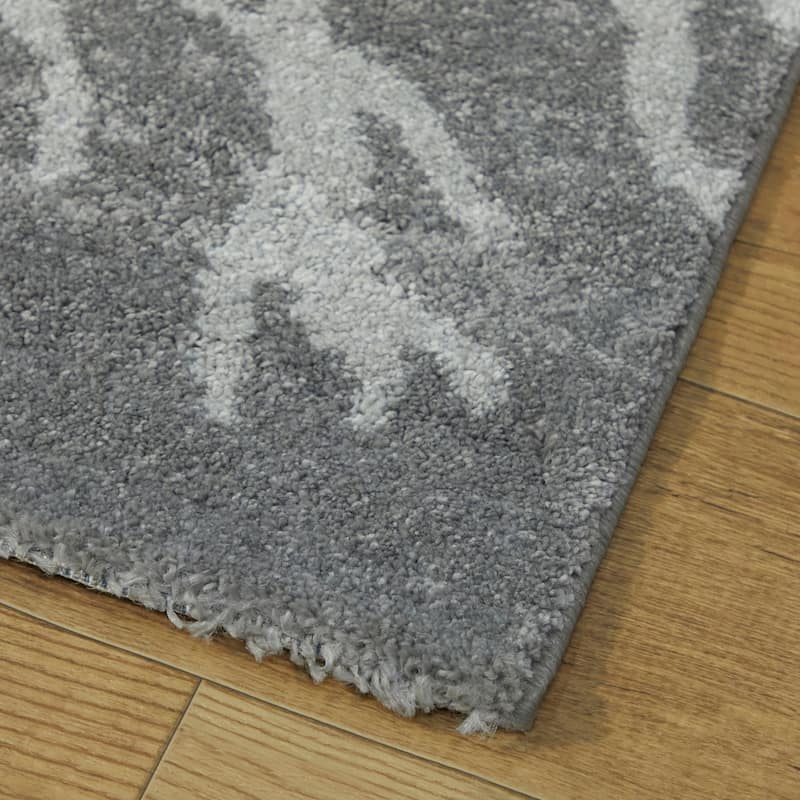 Caistor Coastal Coral Reef Pattern Tropical Area Rug