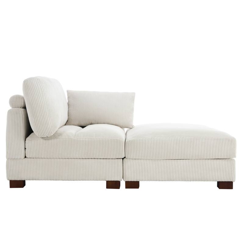 88" Convertible Larger Couch Modular Sectional Sofa Set