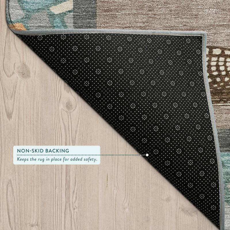 Machine Washable Indoor/ Outdoor Cabin Lodge Chantille Rug