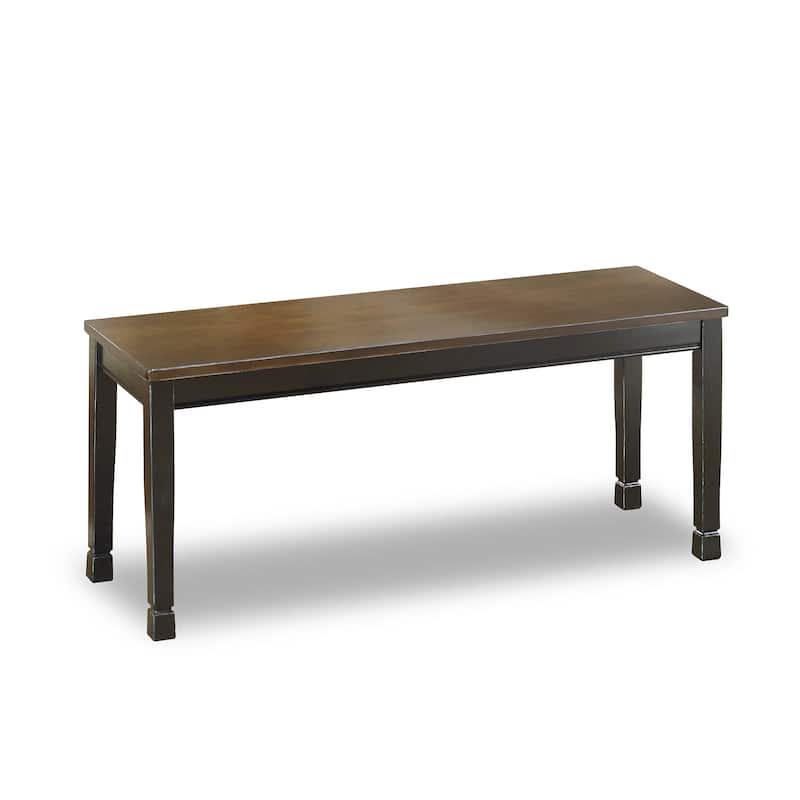 Signature Design by Ashley 'Owingsville' Black/ Brown Dining Room Bench