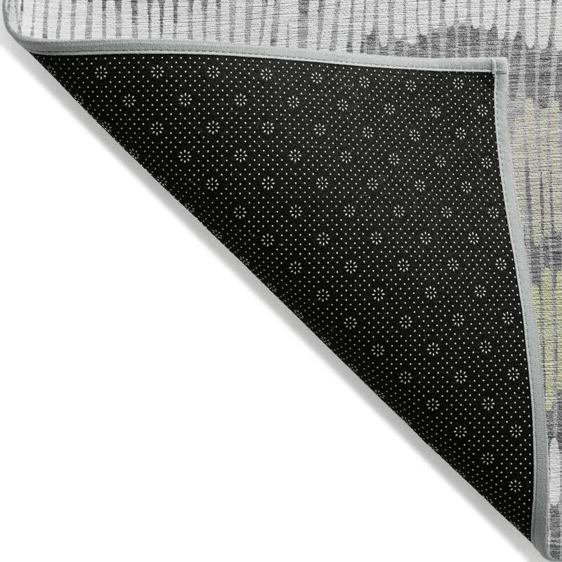 HomeRoots Striped Transitional Rectangle Outdoor Rug