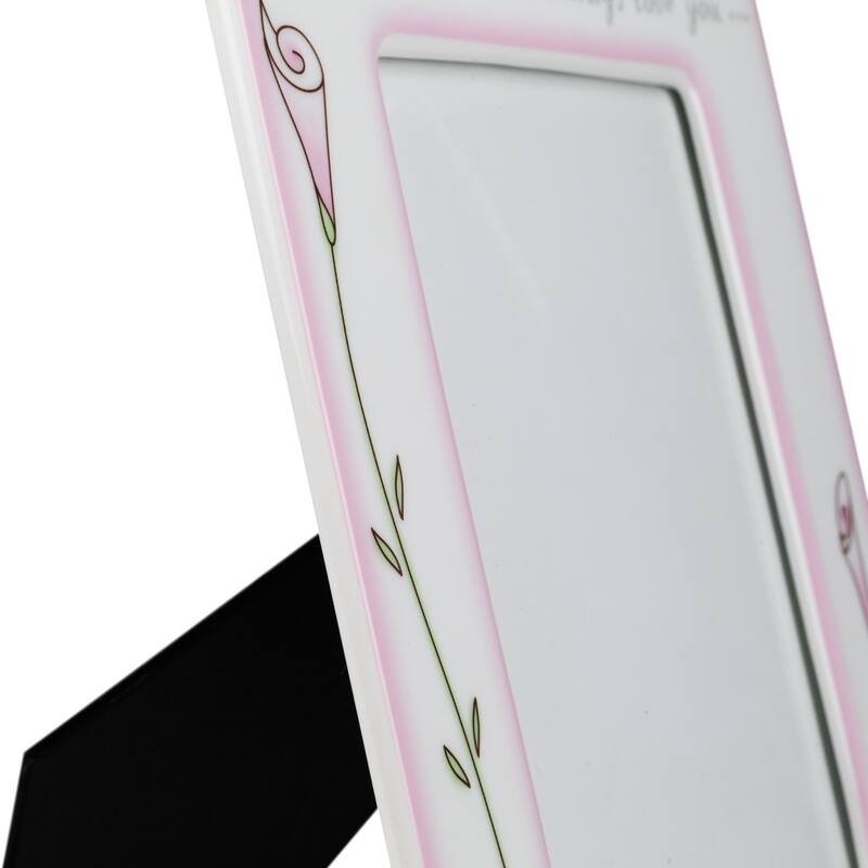 I Will Always Love You 25th Anniversary Picture Frame - for 4" x 6" Photo - White