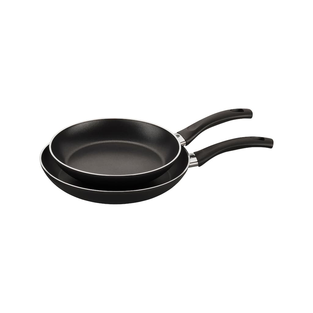 Ballarini 10" and 12" 2pc skillet Pisa Forged Aluminum Nonstick - Black - 2-pc
