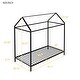 preview thumbnail 5 of 47, House Bed Frame Twin Size, Metal Platform Bed Floor Bed for Kids