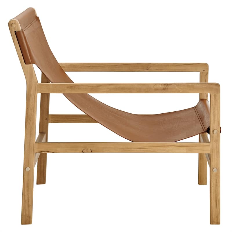 Orín Leather Sling Chair