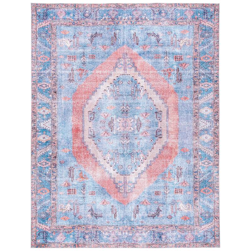 SAFAVIEH Serapi Machine Washable Adelle Shabby Chic Distressed Rug