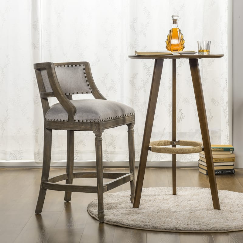 Paris Farmhouse Counter and Bar Stool with Backrest