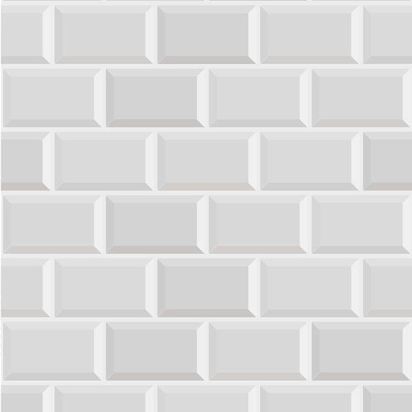 Shop Graham And Brown 103921 Metro 3d Subway Tile Non Pasted Paper White Overstock 27080093