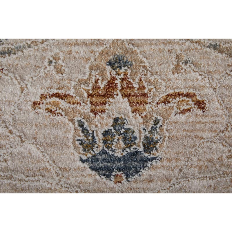 Grand Bazaar Hyannis Machine Made Ikat Transitional Area Rug