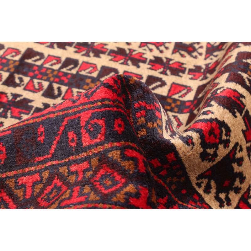 ECARPETGALLERY Hand-knotted Teimani Tan Wool Rug - 2'10 x 4'11