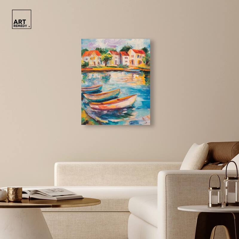 Bayside Calm II Canvas by Art Remedy, Gallery Wrapped
