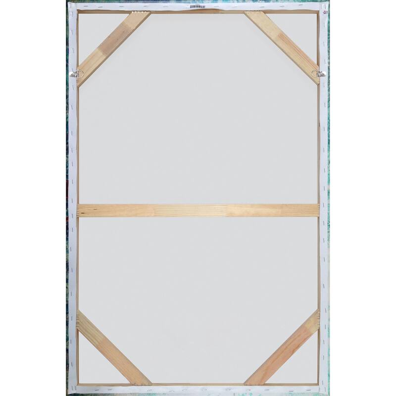 Simply Happy Floater Framed Print on Canvas