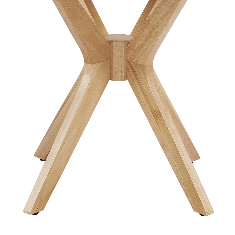 Crossroads 24" Round Wood Side Table - 24" x 24"