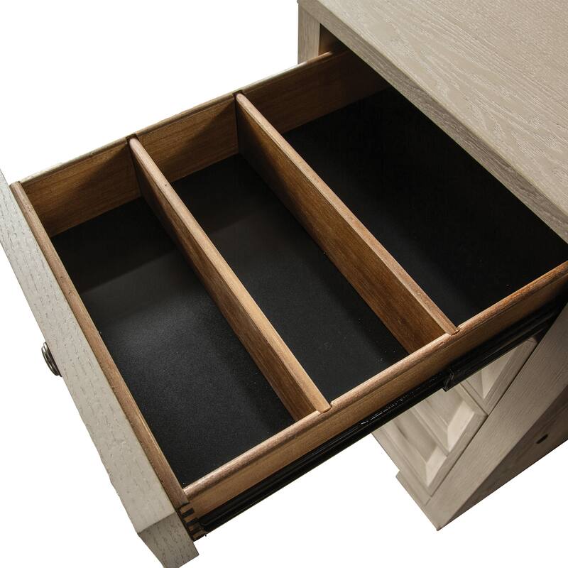 Furniture of America Durem Modern Tawny Brown Executive Desk with 2 Bookcases and File Cabinet Set