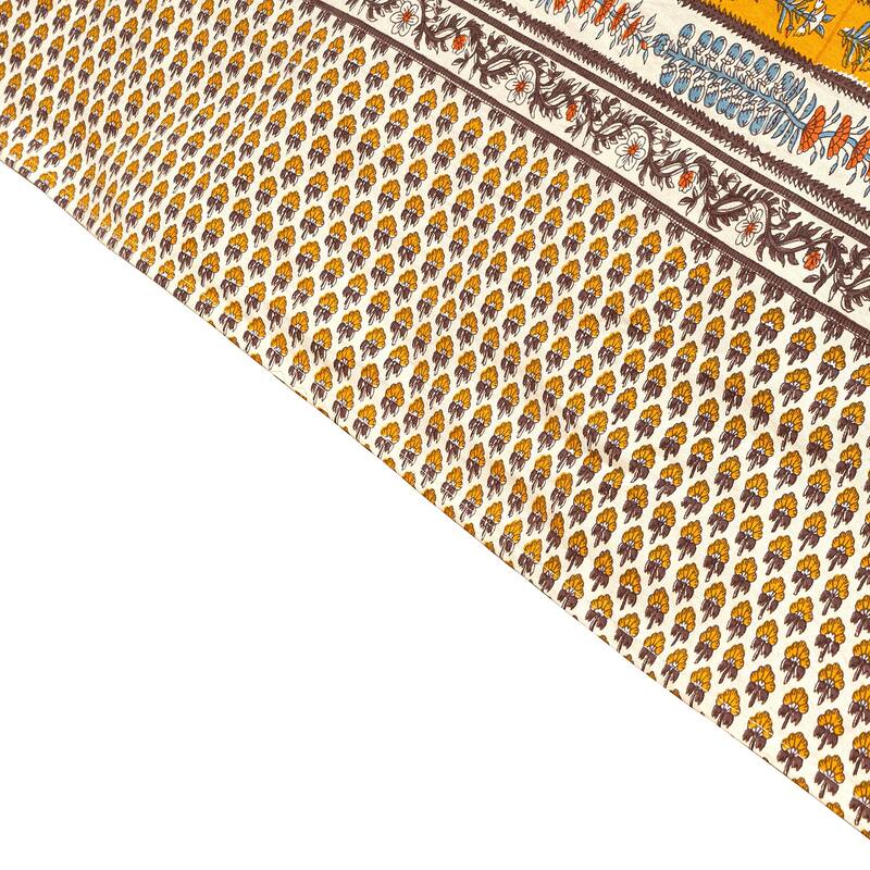 Couleur Nature Provence Avignon Tablecloth - Dijon/Blue - 71" x 106" - 71" x 106"