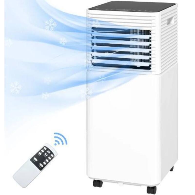Mobile Air Conditioner 10000 BTU for Cooling and Dehumidifying. Sleep Mode. Timer. Sliding Window Use