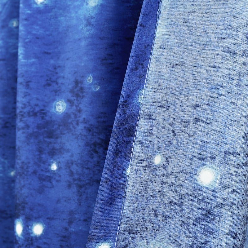 Lush Decor Space Star Ombre Window Curtain Panel Pair - 84" x 52"