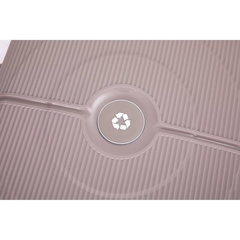 3-Piece, Luggage Sets, Hard-Shell Luggage with 2 Swivel Wheels and TSA Lock, for Boarding Travel, Greige