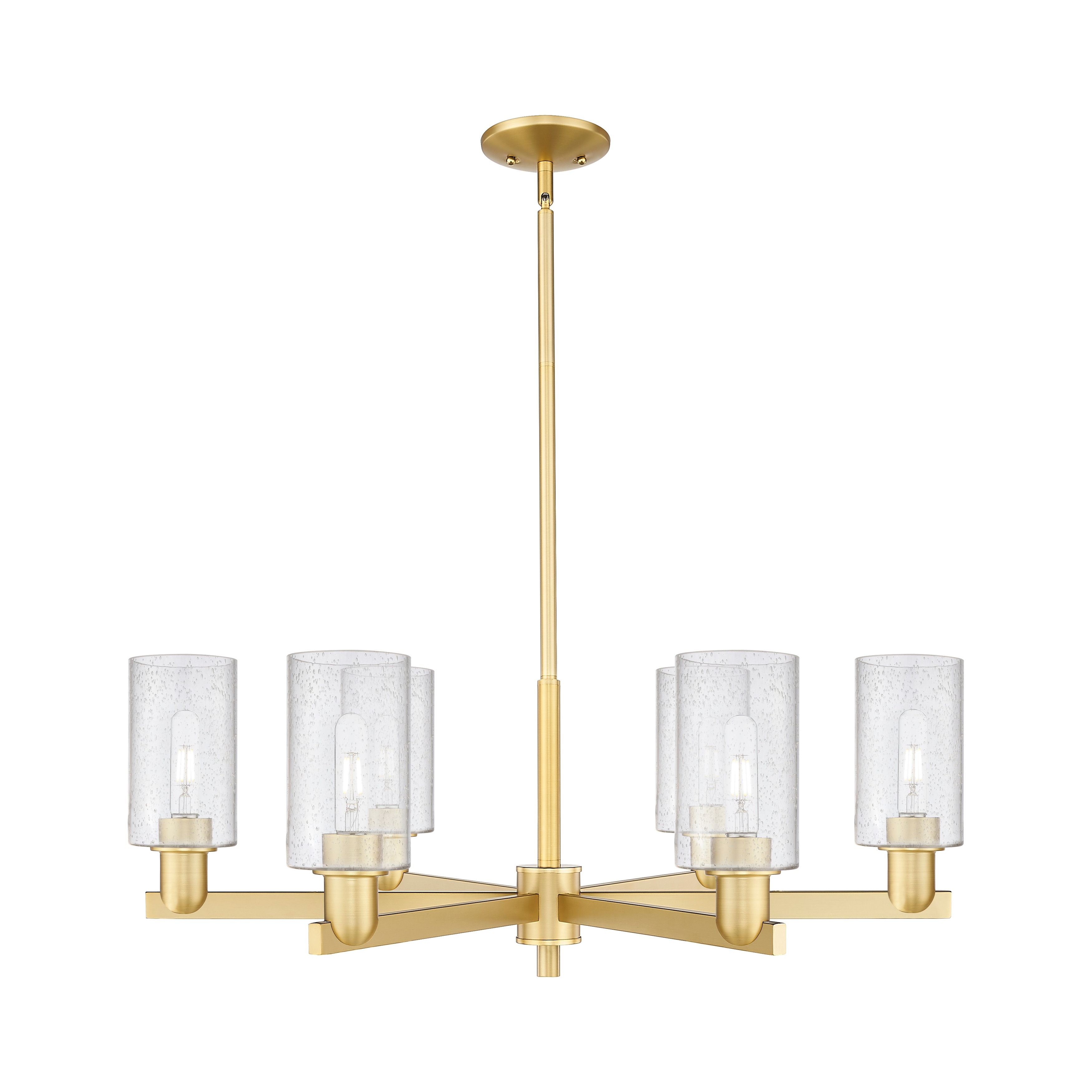 Innovations Lighting Endless Possibilities Arcadia - Clymer - 6 Light 34" Stem Hung Chandelier