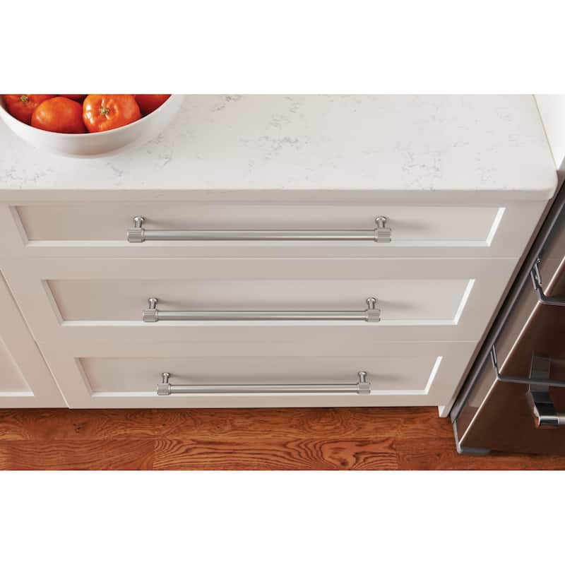 Amerock BP37809 Farewind 12-5/8" Center to Center Fluted Bar Cabinet