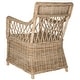 preview thumbnail 5 of 6, SAFAVIEH Rural Woven Dining Hinaku Kubu Natural Rattan Arm Chair - 24" x 28" x 37"