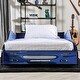 preview thumbnail 13 of 16, Buckner Mordern Race Car Design Youth Platform Bed by Furniture of America