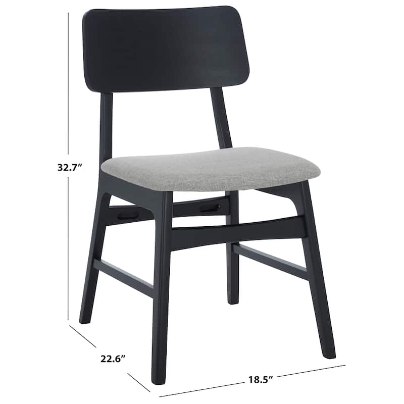 SAFAVIEH COUTURE Madina Wood Dining Chair (Set of 2) - 19"W x 23"D x 33"H