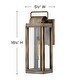 preview thumbnail 2 of 2, Hinkley Sag Harbor Collection One Light 5W Med. LED Outdoor Small Wall Mount Lantern, Burnished Bronze