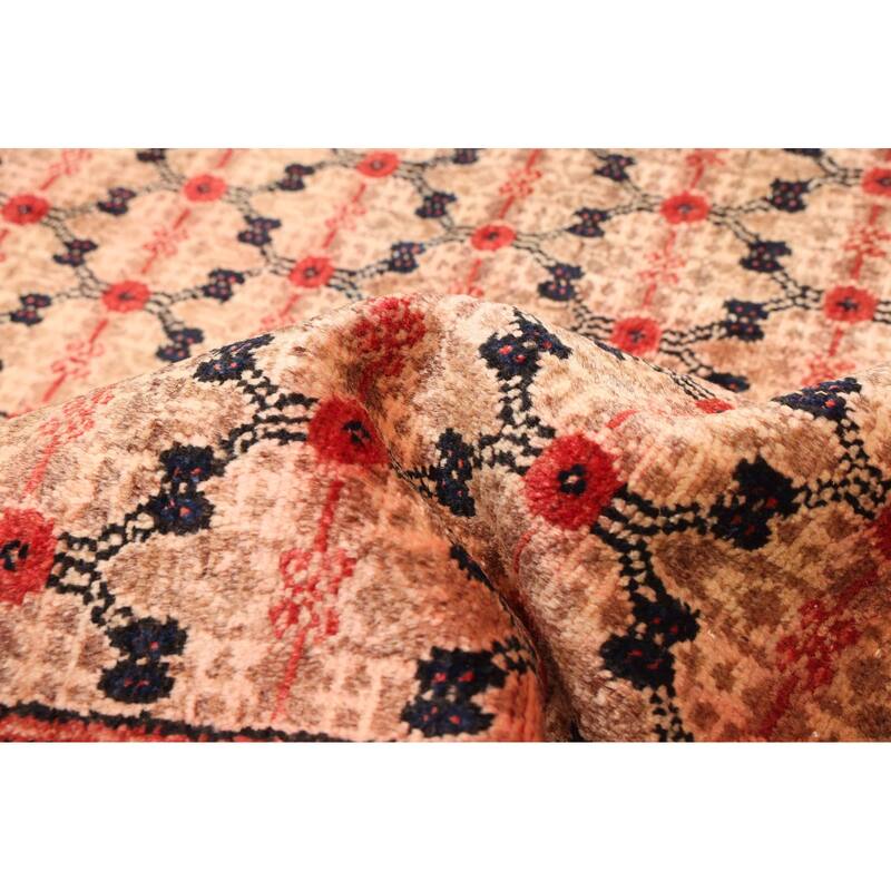 ECARPETGALLERY Hand-knotted Andelz Light Brown Wool Rug - 4'7 x 7'1