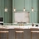 preview thumbnail 4 of 17, Cavitt Mid-century Modern Art Decor Pendant Light Farmhouse Chic Glass Kitchen Island Lighting - 8.3 inches