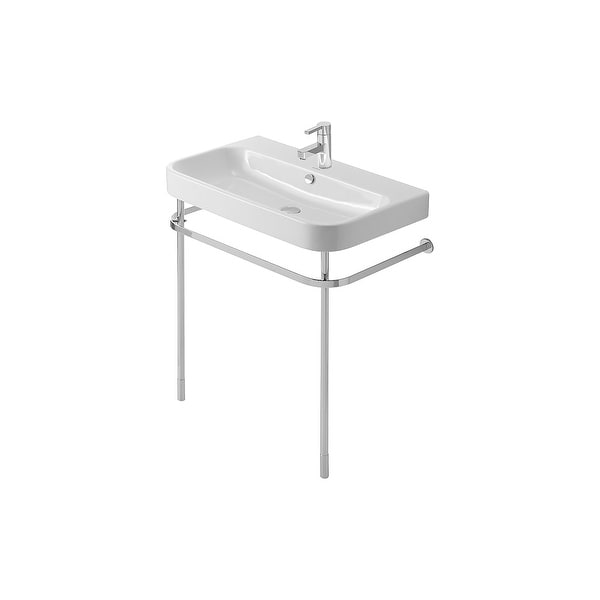 Duravit 0030781000 Happy D.2 Metal Console with Adjustable Height - Chrome