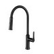 preview thumbnail 13 of 23, STYLISH Solid Stainless Steel Sink Kitchen Faucet, 1 Lever Handle Pull Down Spout Mixer Tap, Stainless Steel Finish