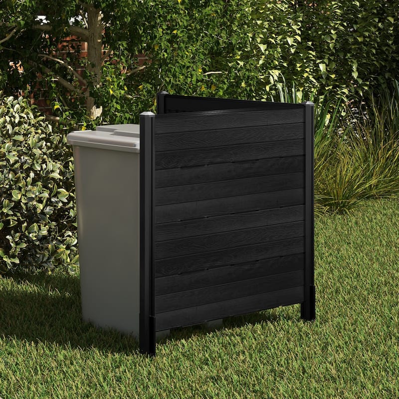 Gymax 48'' L x 46'' H Air Conditioner Fence Outdoor Privacy Fence