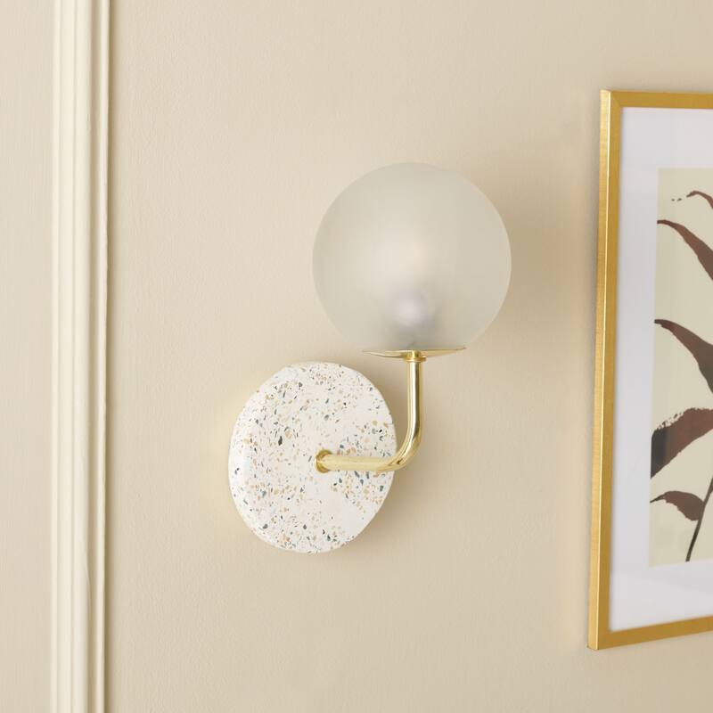 SAFAVIEH Lighting 13" Nicolai Wall Sconce - 9"W x 6"D x 13"H