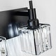 preview thumbnail 122 of 182, 2/3/4-Light Modern Bathroom Crystal Vanity Light Wall Sconces