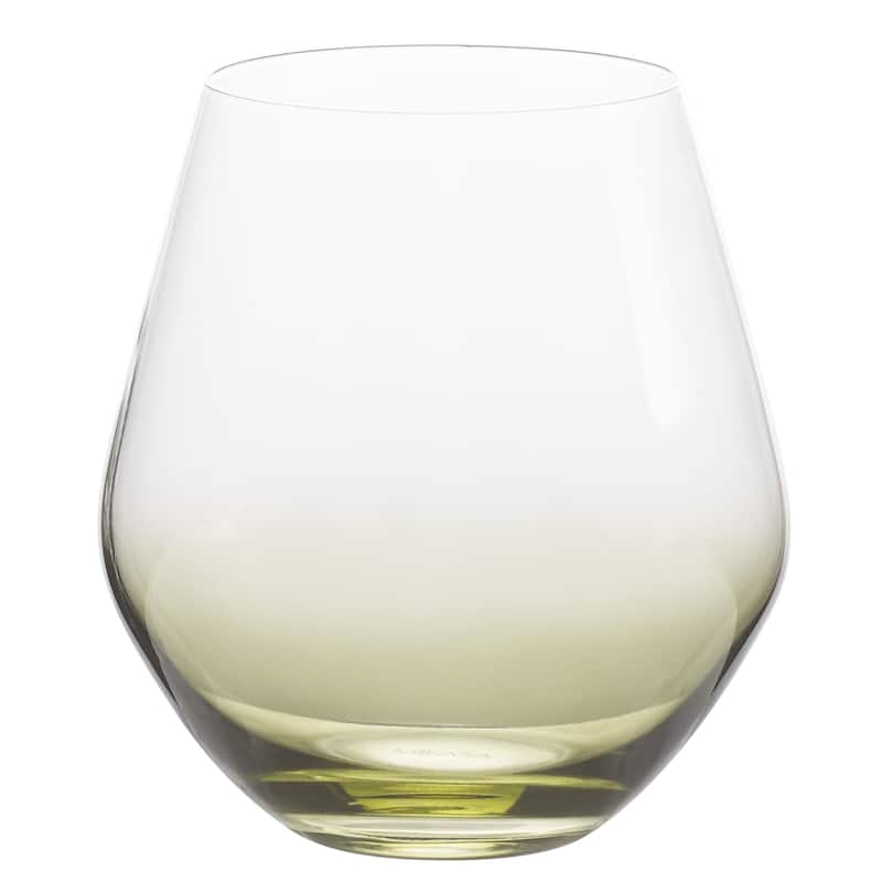 Mikasa Gianna Ombre Sage 19OZ Stemless Wine Glass, Set of 4 Bed Bath