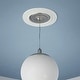 preview thumbnail 2 of 13, White Recessed Lighting Trim 10 in. Round Polyurethane Ornate Recessed Ceiling Light Trims (Set of 5)
