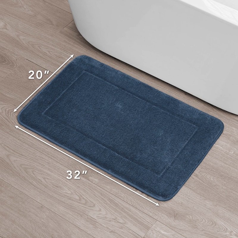 Oliver Brown Terry Memory Foam Bath Mat