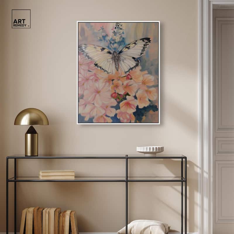 Moonstone Monarch Canvas by Art Remedy