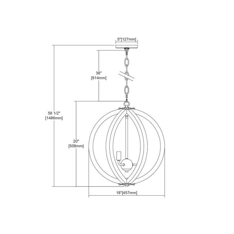 Elk Home Barrow Matte Black Wood 3 Light Chandelier