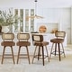 preview thumbnail 88 of 199, 26"/29" Swivel Bar Stools/ Counter Stools with Bentwood Legs