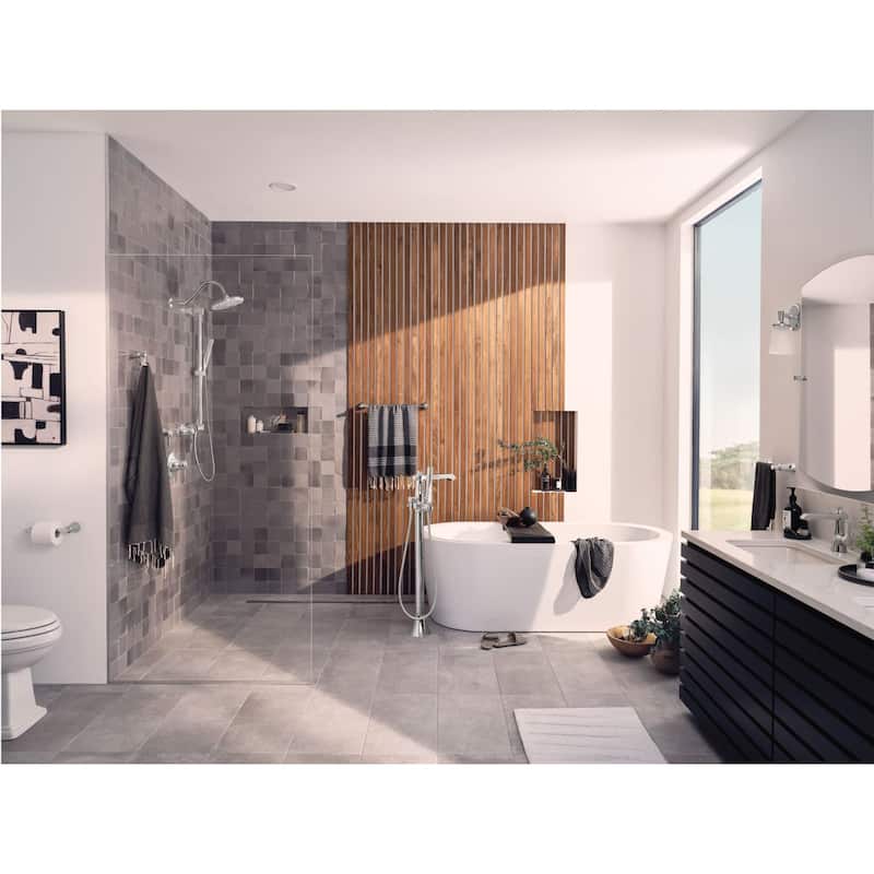 Moen YB0361 Flara 8" Tall Bathroom Sconce