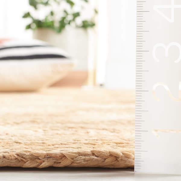 SAFAVIEH Handmade Natural Fiber Rhian Farmhouse Geometric Jute Rug