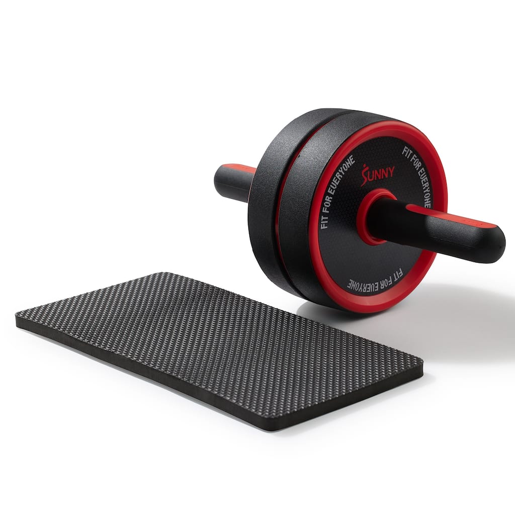 Sunny Wide Ab Core Roller Wheel & Knee Pad - NO. 090